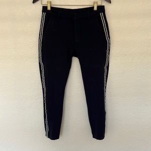 KUT from the cloth size 0 dress pants navy blue with tuxedo stripe.